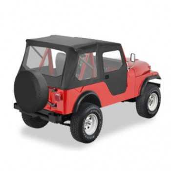 Capotage Bestop® noir Tigertop  Jeep CJ3