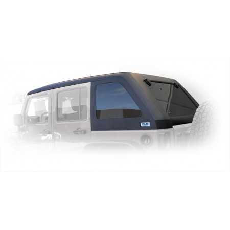 Hard Top Fastback complet noir Jeep Wrangler JK  4 portes