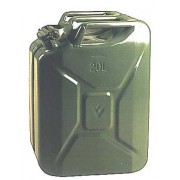 Jerrican type armée 5 litres dim. 27,5 x 25 x 11 cm