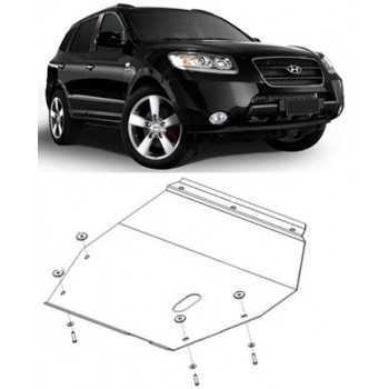 Blindage moteur et transmission acier Hyundai Santa Fe 03/2006 - 09/2012