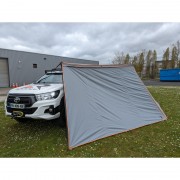 Murs latéraux avec moustiquaires pour auvent Rockalu 450° gauche