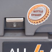 Ouvre-bouteille en acier inoxydable inclus