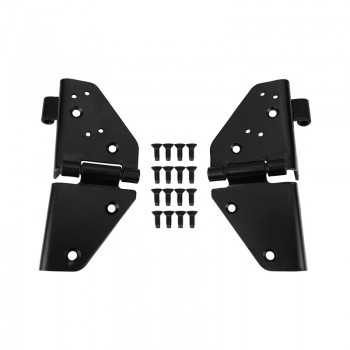 Charnières de baie de pare brise noir Jeep CJ-YJ 76-95