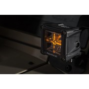 Phare 3" LED double ombre carré