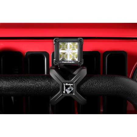 Phare 3" LED double ombre carré