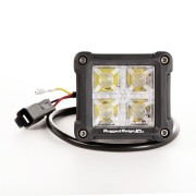Phare 3" LED double ombre carré