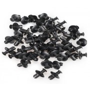 Clips plastique universelle 8mm (sachet de 30 )