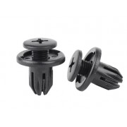 Clips plastique universelle 8mm (sachet de 30 )