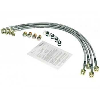 Kit de flexibles de frein acier inox Jeep Wrangler JK 2007-2018