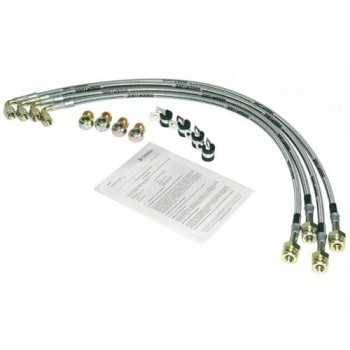 Kit de flexibles de frein acier inox Jeep Wrangler JK 2007-2018