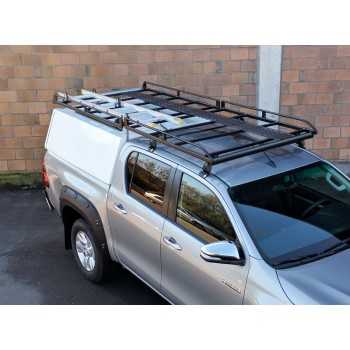 Galerie de toit renforcée Hard-top+Cabine Ford Ranger 2012-2022
