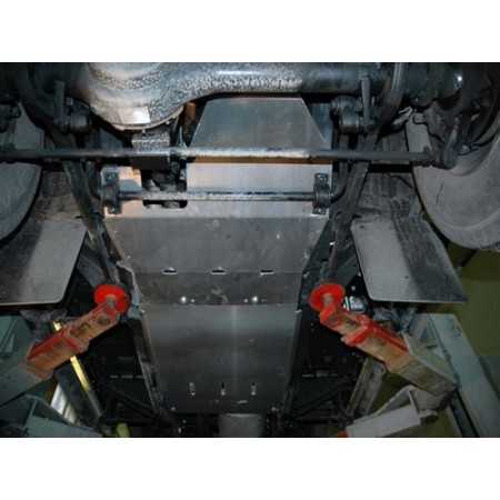Blindage moteur aluminium 5 mm Land Rover 90/110 2004-