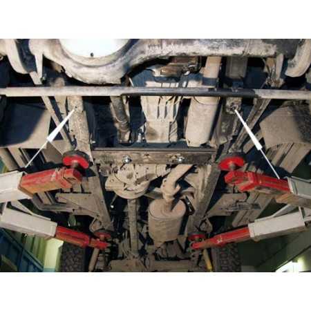 Blindage moteur aluminium 5 mm Land Rover 90/110 2004-