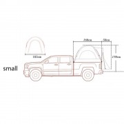 Tente pick up Rightline Gear version 2 portes TOYOTA