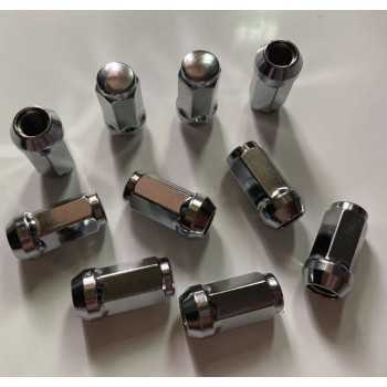 kit écrou de roue chromé 12X1,50 pour clé de 19 mm TOYOTA - MITSUBISHI