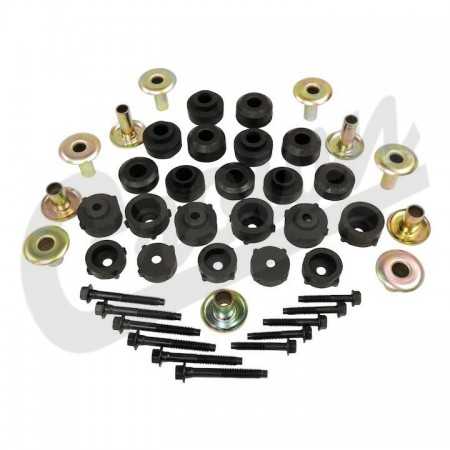 Kit silendbloc de caisse Jeep Wrangler TJ 1997-2006