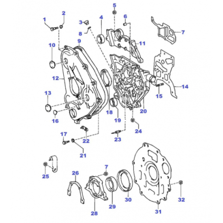 Pompe à huile pour Toyota LJ70, Hiace, Hilux