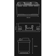 Batterie Lithium Sous Siège de 12.8V 100Ah LiFePO4 Smart BMS Avec Bluetooth