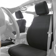 Kit housse de siege avant et arriere neoprene noire SMITTYBILT Wrangler JK 2007-2012