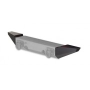 Embout de pare choc noir large Jeep CJ 76-86 YJ&TJ 87-06
