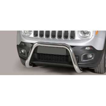 Super bar inox diamètre 76 mm Jeep Renegade 2014-