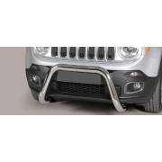 Super bar inox diamètre 76 mm Jeep Renegade 2014-