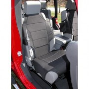 Housse de siege avant néoprene noire Jeep Wrangler JK/JL 2007-2020