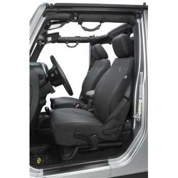 Housse de siege avant BESTOP noir Jeep Wrangler JK 2013-2018