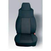 Housse de siège avant coton noir Jeep Wrangler TJ 1997-2002