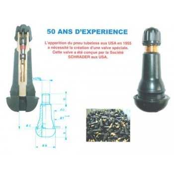 Valve tubless pour trou de jante de 11,5 mm