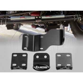 Support double amortisseur de direction RANCHO Jeep Wrangler JK 2007-2018