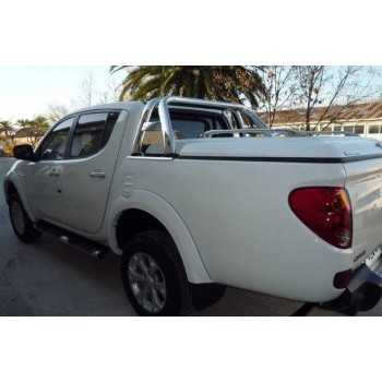 COUVRE BENNE MITSUBISHI L200 TRITON 2010+ 4 Portes AVEC DECOUPE POU...
