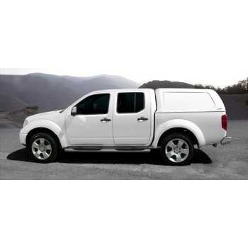Hard top blanc s/vitres latérales Nissan Navara D40 4 portes