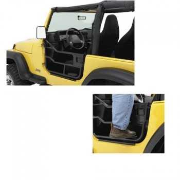 Demi portes noire Jeep Wrangler JK 2007-2018