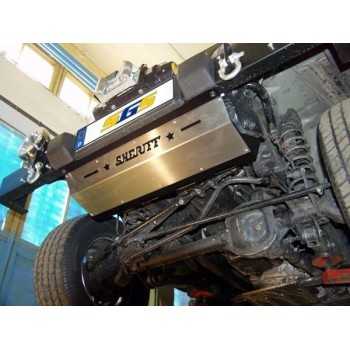 Blindage acier boitier de direction Jeep Wrangler TJ 08/1996-02/2006