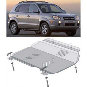 Blindage moteur aluminium HYUNDAI TUCSON 2006-2010 HYUNDAI