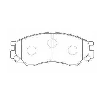 JEU DE PLAQUETTES DE FREIN AVANT POUR MITSUBISHI PAJERO ET L200 MIT...