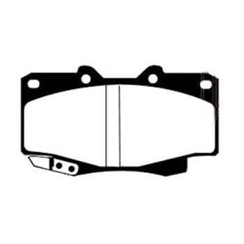 Jeu de plaquettes de frein avant Toyota KZJ 70/73/90/95-HDJ80-HILUX
