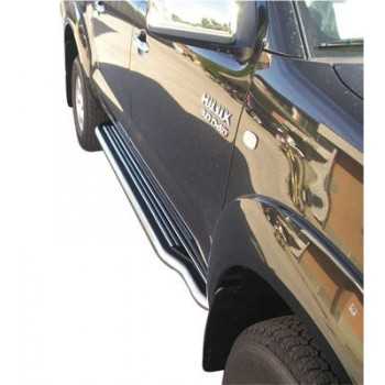 MARCHE PIEDS INOX 50MM TOYOTA HILUX VIGO 4 portes 2006-