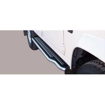 MARCHE PIEDS INOX 50MM LAND ROVER DEFENDER 110 LAND ROVER