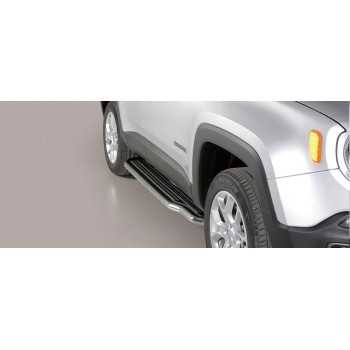Marche pieds inox 50 mm Jeep Renegade 2014-