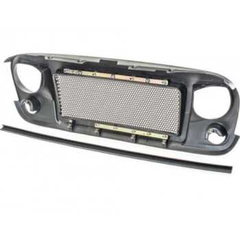 GRILLE DE CALANDRE SPARTAN NOIR MAT AVANT JEEP WRANGLER JK 2007-2016