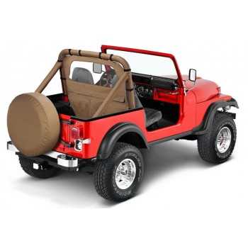 Windjammer Bestop® beige Jeep CJ5/CJ7 et Wrangler 1980-1995