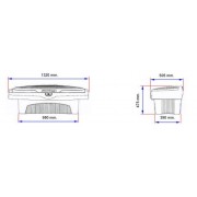 BOITE A OUTILS PICKUP ABS NOIR 1400X540 H540mm 22Kg