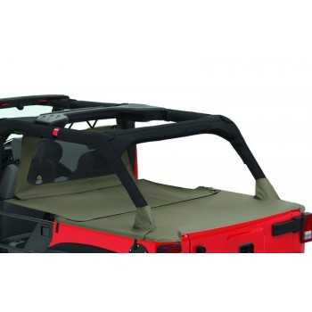 RALLONGE POUR TONNEAU COVER Bestop® NOIR JEEP WRANGLER JK 4 PORTES ...