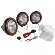 Ensemble de phare rond 18 cm pour barre de feux JEEP WRANGLER