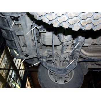 Blindage moteur acier Mitsubishi L200 1996-2006