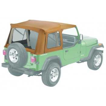 Capotage de remplacement Bestop® beige Jeep Wrangler et CJ 1976 à 1995