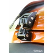 Attaches capot aluminium noir
