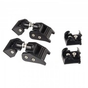 paire d'Attaches capot aluminium 